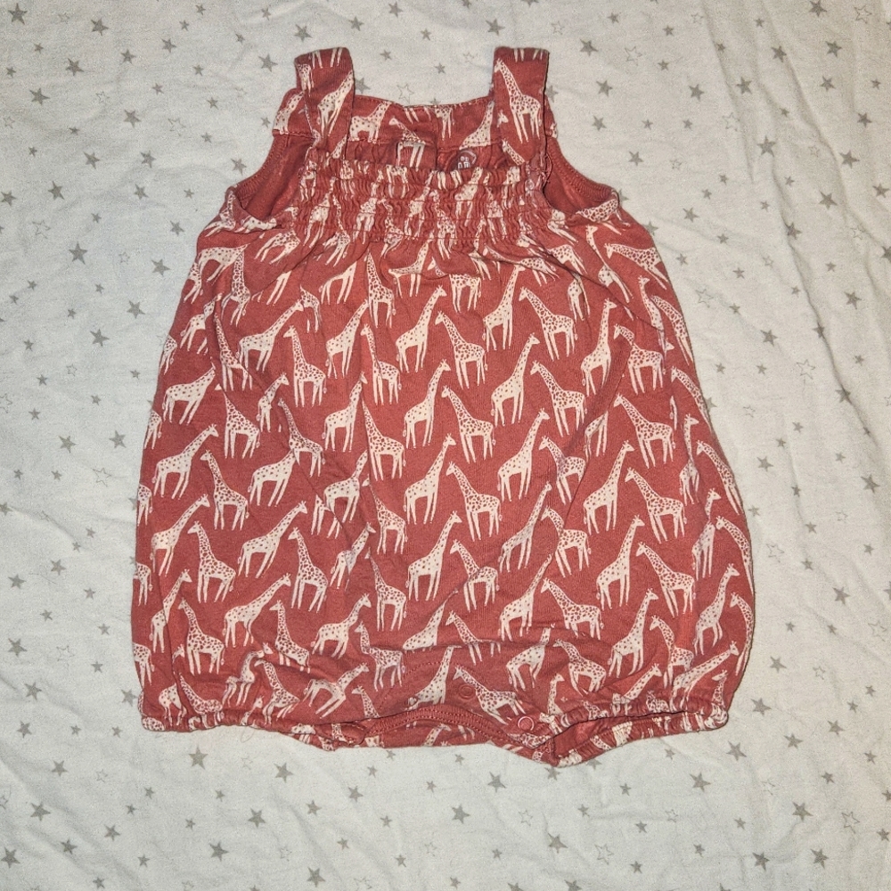 Baby gap giraffe summer romper